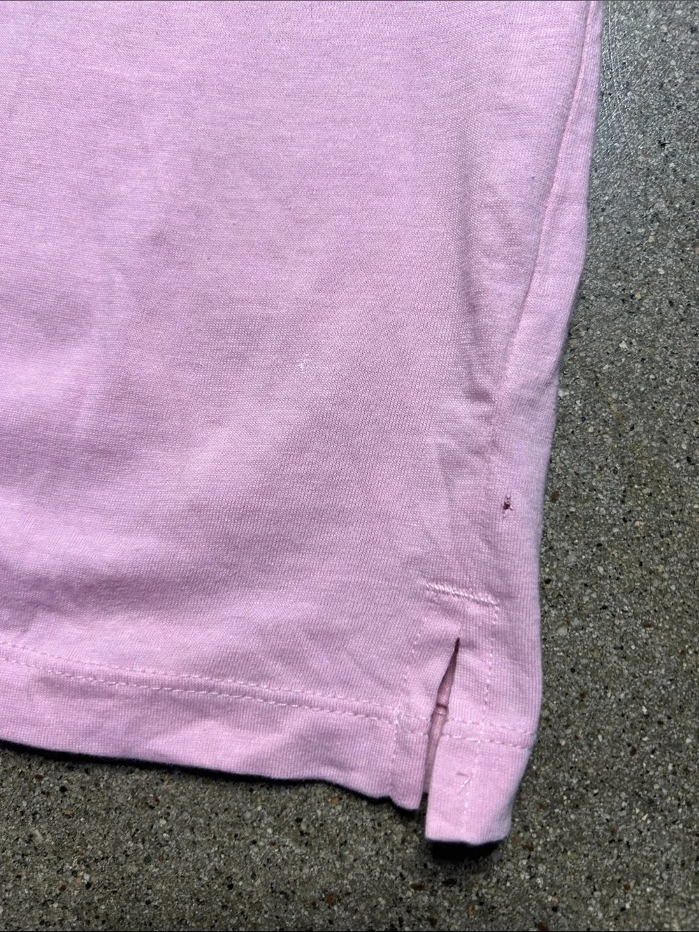 H&M Pink Men's Graphic Swim Tank with Black Text